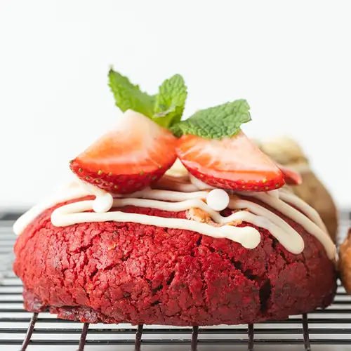 Cookies Kinder Fraise chocolat blanc